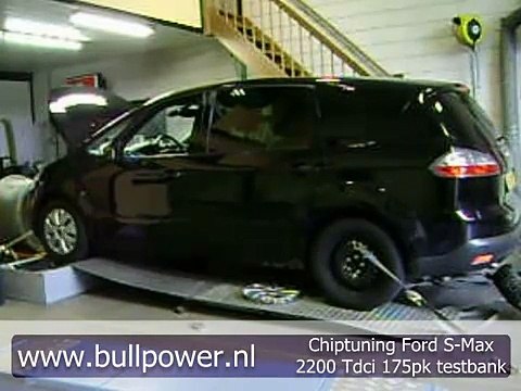 Chiptuning Ford S-max 2200 Tdci 175pk testbank Bullpower