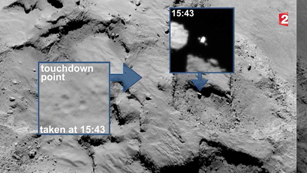 Rosetta : Philae a recueilli les précieuses molécules organiques
