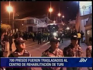 700 personas privadas de la libertad fueron trasladadas de la cárcel de Cuenca