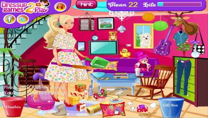 Barbie Games - BARBIE LIVING ROOM CLEANUP GAME  - Play Barbie Games Online