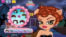 Monster High Games - HALLOWEEN WOLF DAY IN HAIR SALOON GAME - Game Walkthrough