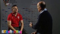 Drago Ćosić i Ivica Olić - 100. nastup za Hrvatsku