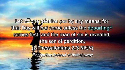 Falling Away or Departing(Rapture)? Rapture Preparation - Dr NewHope