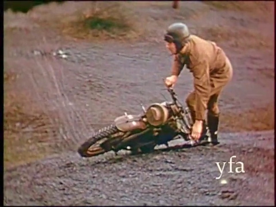 WWII Intelligence Corps Motorcycle Training