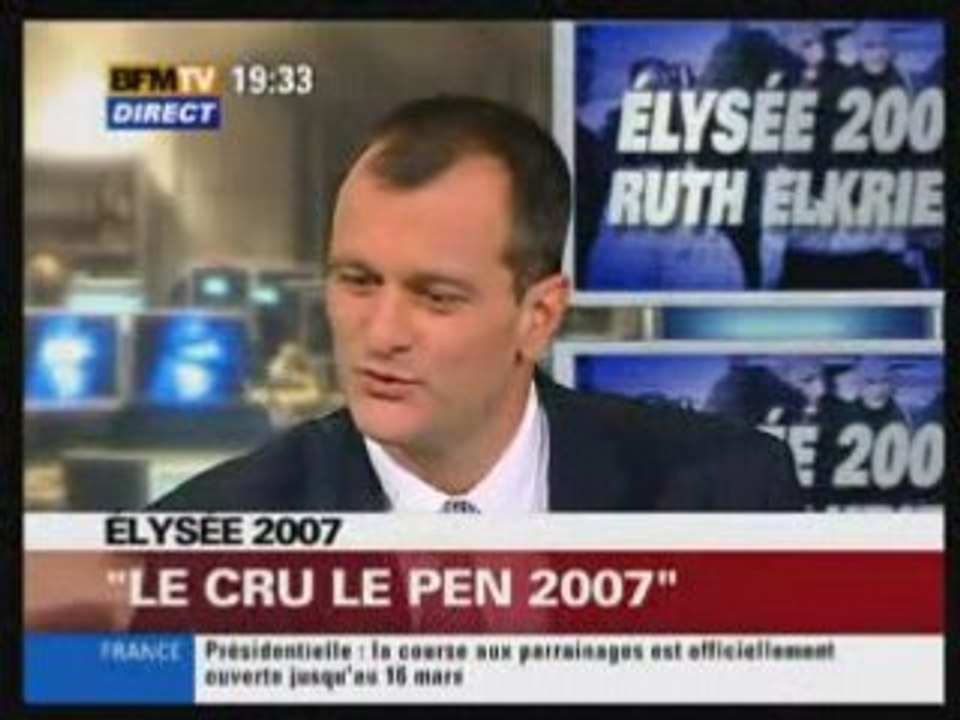 FN - Aliot - BFM TV