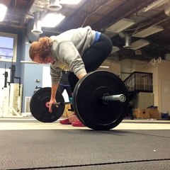 4x2 power snatch 85# set 1