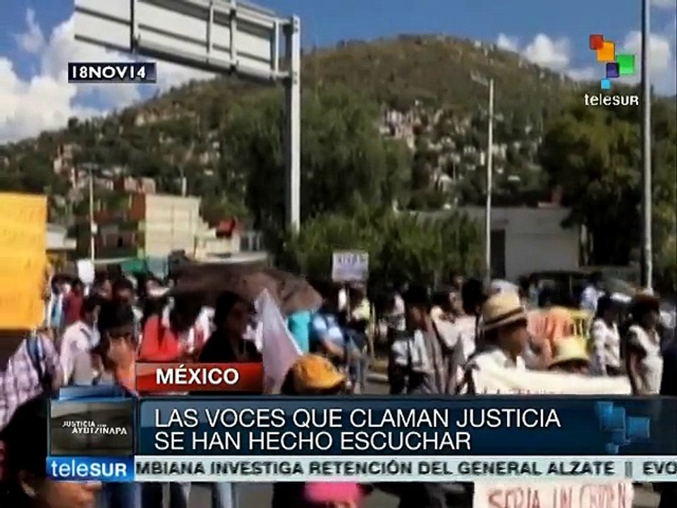 Protestas informativas por caso Ayotzinapa no cesan en México
