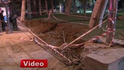 Gezi Parkı'ndaki Otobüs Durağı Çalışmasına Tepki