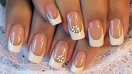 Classic White French Manicure