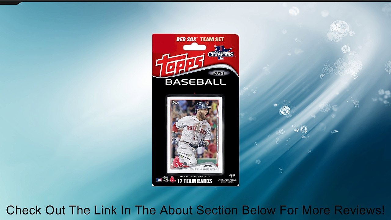 2014 Topps Boston Red Sox Factory Sealed Limited Edition 17 Card Team Set Review