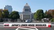 Japan's PM dissolves lower house of parliament, calls snap election