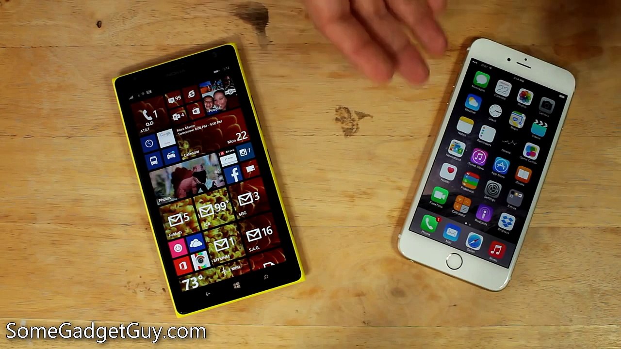 Phablet Fight  iPhone 6 Plus vs Nokia Lumia 1520