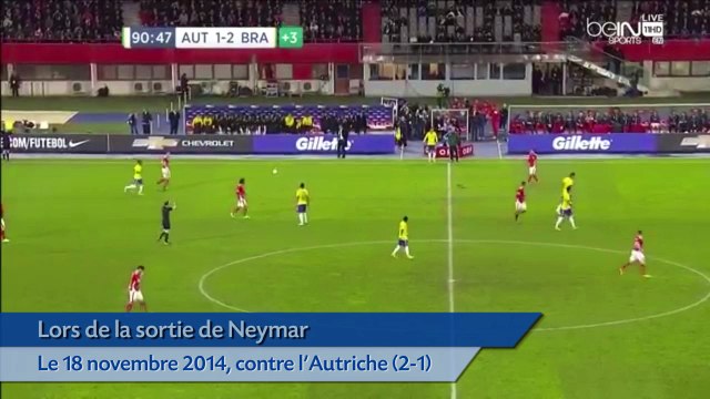 Neymar rend le brassard de capitaine à Thiago Silva
