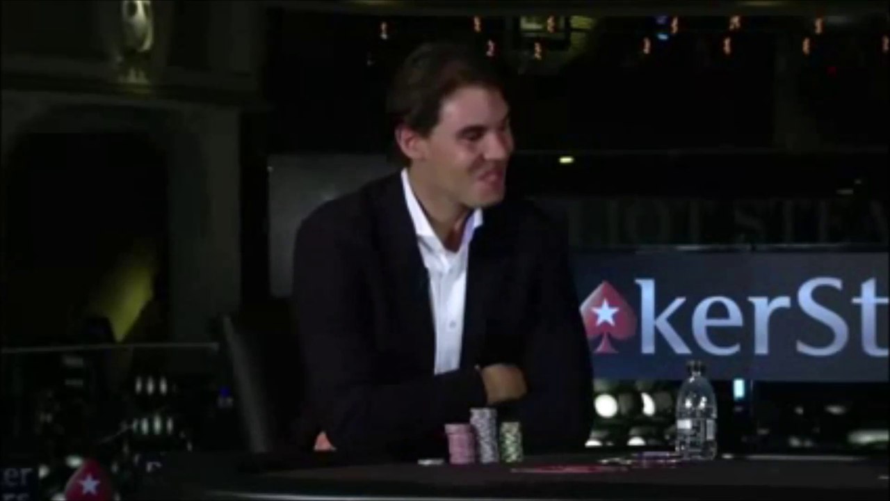 Rafael Nadal vs. Ronaldo / PokerStars 'The Duel' in London.