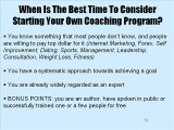 Learn How to Start Your Own Coaching Business