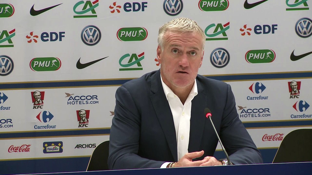 Didier Deschamps : "le groupe continue de grandir"