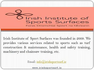 Hire Sports Turf Consultancy For Maintenance in Ireland