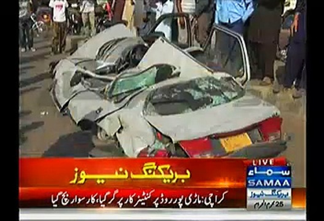 Maripur:- Crash Victims Miraculously Survive Car After Accident Exclusive Video