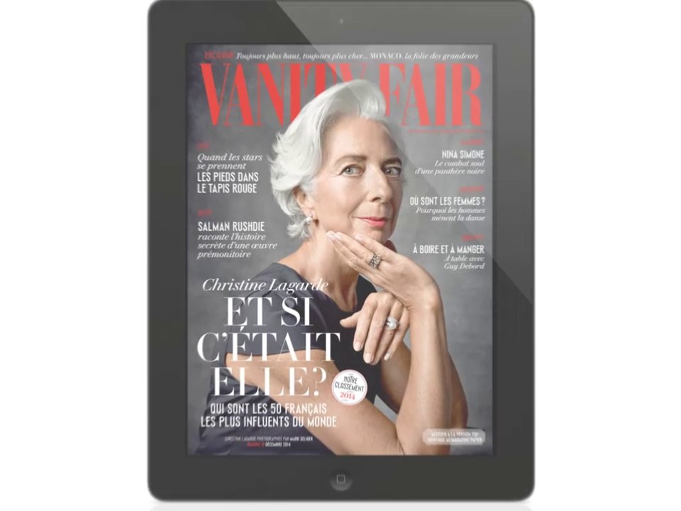 Christine Lagarde est en une de Vanity Fair