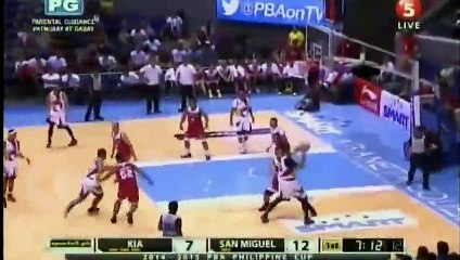 San Miguel Beermen VS Kia [1st QUARTER] - November 19, 2014 GAME REPLAY