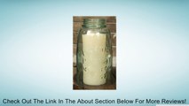Mason Jar Glass Hurricane/Cloche for Pillar Candle