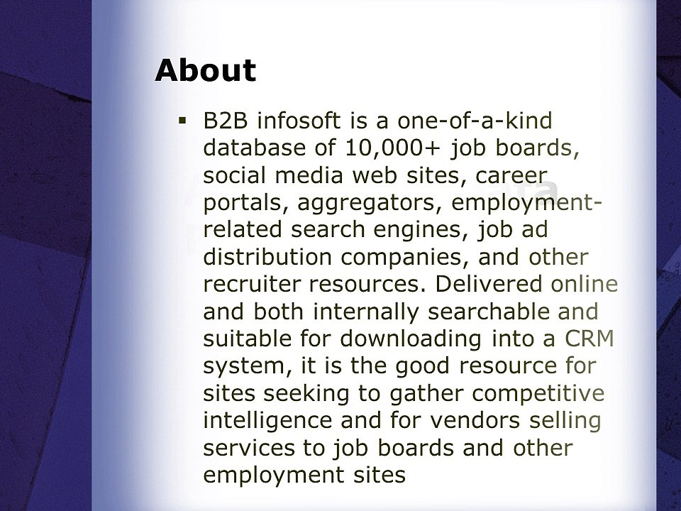 Business prospect list | List of Business | Business List Provide