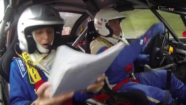 A bord de la Peugeot 307 WRC de Paul Chieusse