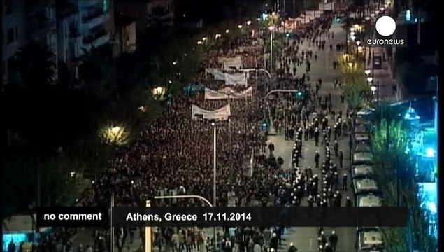 Minor disturbances at Greek uprising anniversary