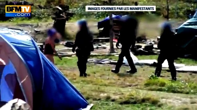 Sivens une jeune militante dit avoir été blessée par une grenade