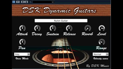 Free VST instrument -  DSK Dynamic Guitars - vstplanet.com