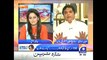 Ayesha Bakhsh Taunts Hanif Abbasi in Live Show on His Imran Khan Phobia