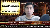 Baylor Bears vs. Oklahoma St Cowboys Free Pick Prediction NCAA College Football Odds Preview 11-22-2014