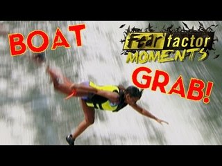 Fear Factor Moments | Boat Lean & Grab