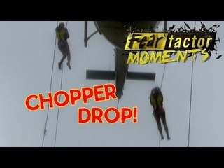 Fear Factor Moments | Helicopter Repel