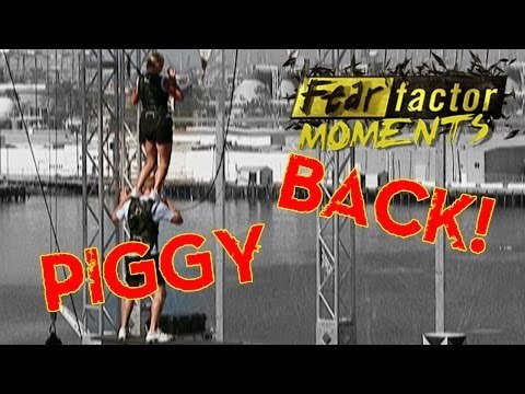 Fear Factor Moments | Ledge Piggyback