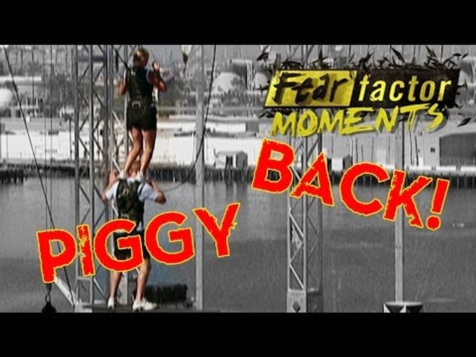 Fear Factor Moments | Ledge Piggyback
