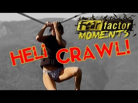 Fear Factor Moments | Heli Crawl Flag Grab