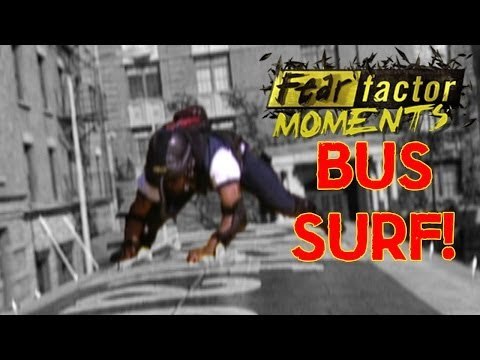 Fear Factor Moments | Bus Surfing