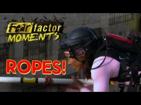 Fear Factor Moments | Rope Crawl
