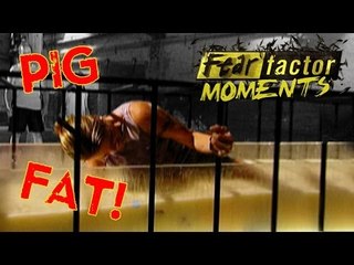 Fear Factor Moments | Pig Fat Tunnel