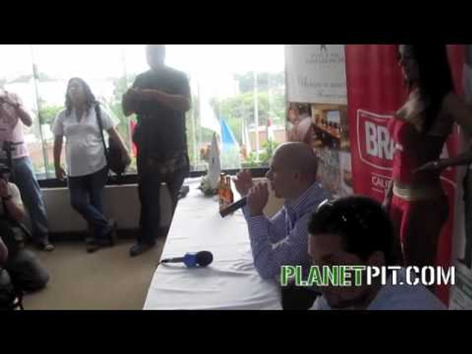 Pitbull arrives in Peru ARMANDO IN STORES NOV 2nd 2010