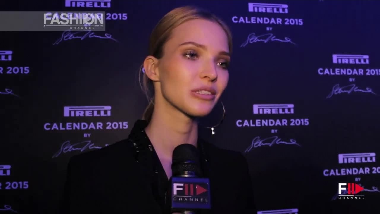 SASHA LUSS Interview PIRELLI CALENDAR 2015 by Fashion Channel