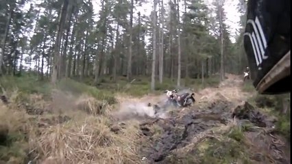 Bain de boue en enduro