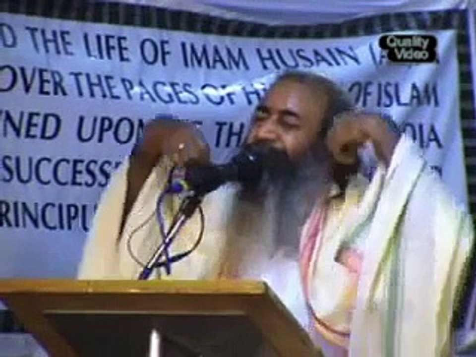 Shree Acharya Pramod Krishnan about IMAM HUSSAIN (A.S) on Hussain Day 2012