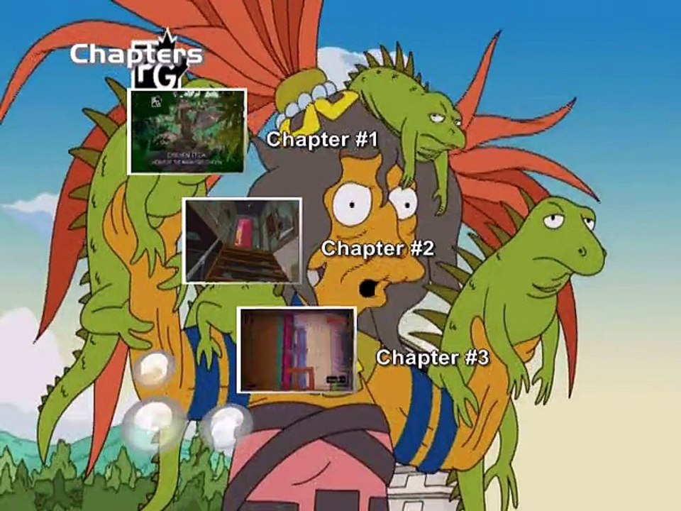 Simpsons in the future menu