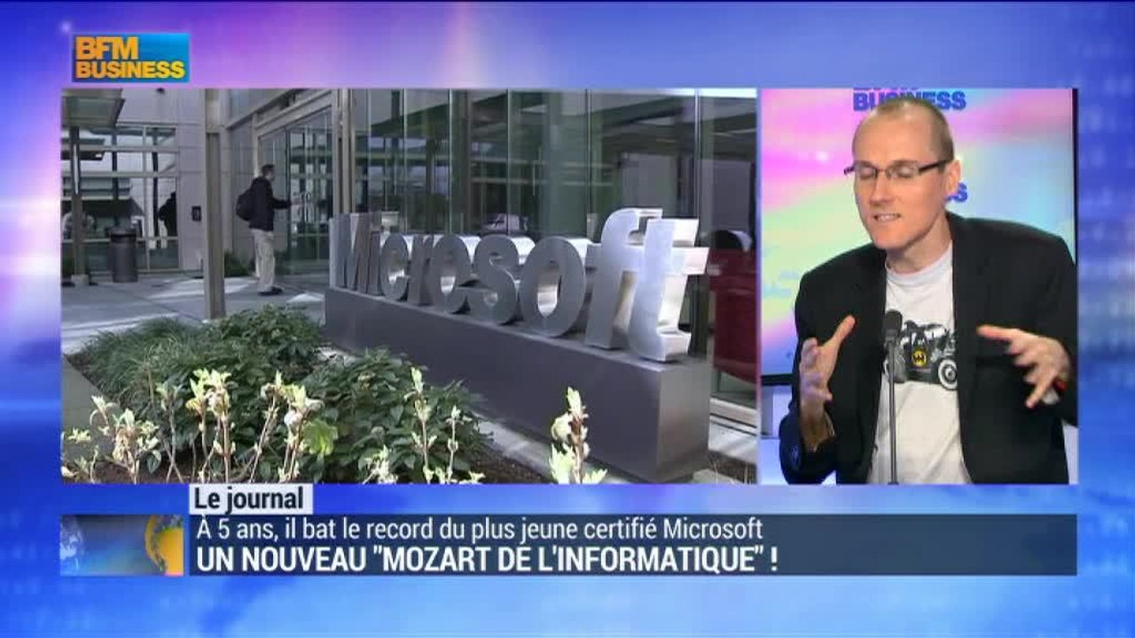 A 5 ans, il obtient un diplôme d’informaticien professionnel