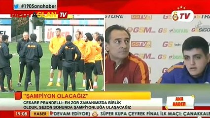 Prandelli: "Sezon sonunda şampiyon olacağız"