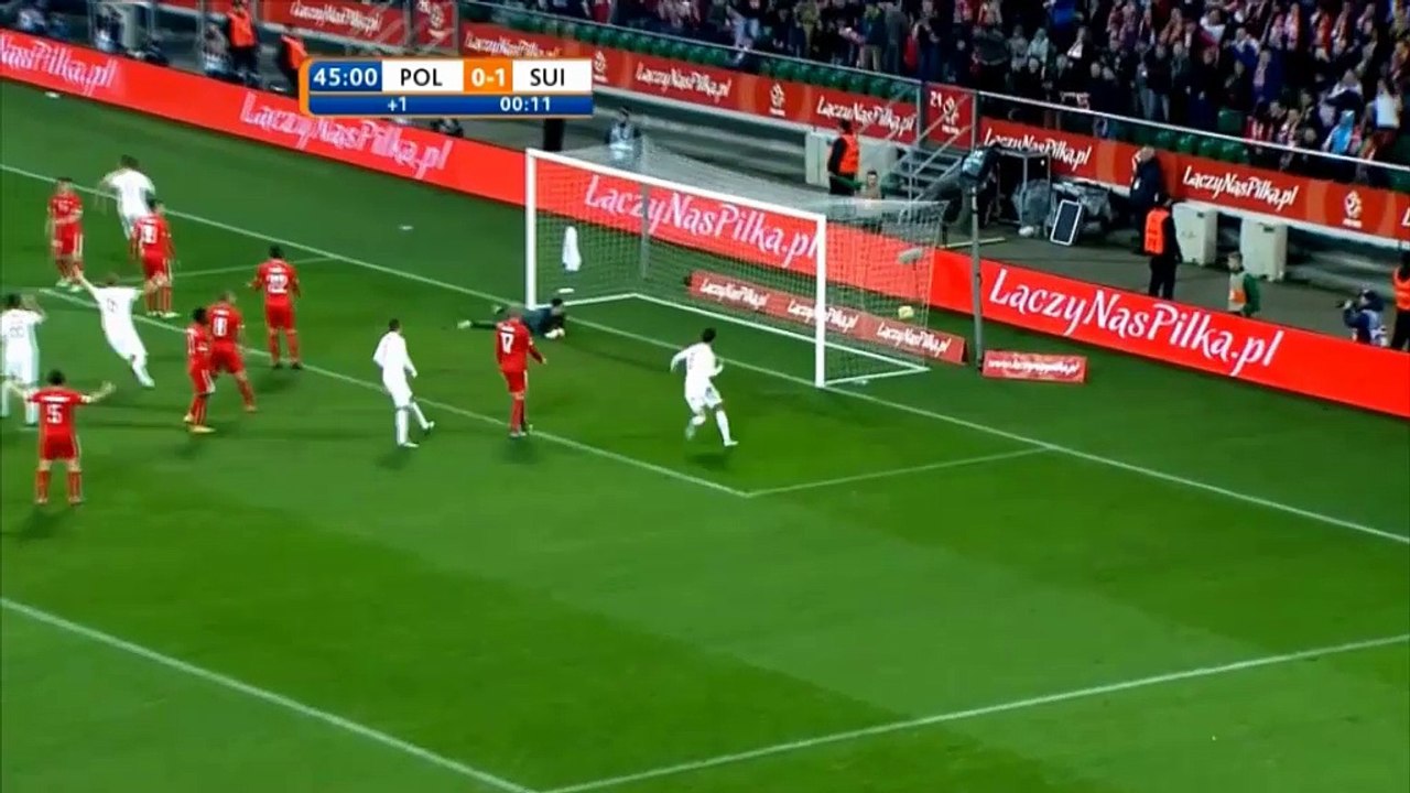 Irrer Torjubel! Pole verschwindet auf Tribüne