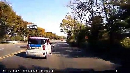 Road rage insolite en Corée du Sud