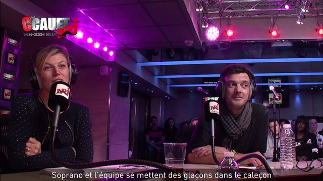 Soprano et l'équipe se mettent des glaçons dans le caleçon - C'Cauet sur NRJ